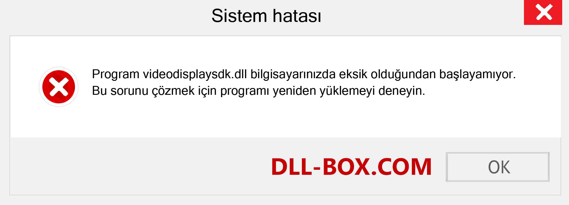 videodisplaysdk.dll dosyası eksik mi? Windows 7, 8, 10 için İndirin - Windows'ta videodisplaysdk dll Eksik Hatasını Düzeltin, fotoğraflar, resimler